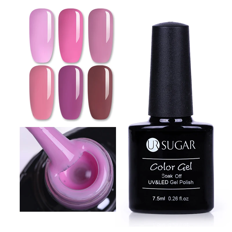 UR SUGAR 7.5ml Pure Nail Color UV Gel Polish Pale Mauve Pink Long Lasting Soak Off Gel Varnish Lacquer Matte Top Base Coat
UR SUGAR 7.5ml Pure Nail Color UV Gel Polish Pale Mauve Pink Long Lasting Soak Off Gel Varnish Lacquer Matte Top Base Coat