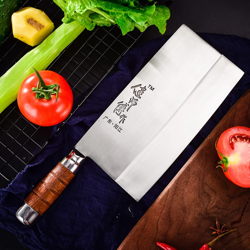High Quality Stainless Steel Antiskid Wooden Handadle Cutting Knives Professional Chef Knives Chinese Style Kitchen Knife
High Quality Stainless Steel Antiskid Wooden Handadle Cutting Knives Professional Chef Knives Chinese Style Kitchen Knife