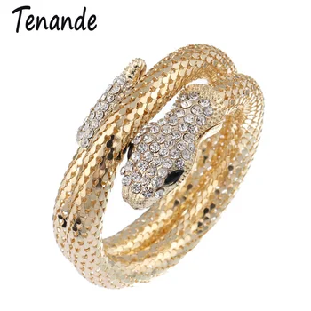 Tenande Punk Maxi Luxurious Crystal Snake Bangles & Bracelets Vintage Wristband Cuff Bracelets for Women Jewelry Pulseira
Tenande Punk Maxi Luxurious Crystal Snake Bangles & Bracelets Vintage Wristband Cuff Bracelets for Women Jewelry Pulseira