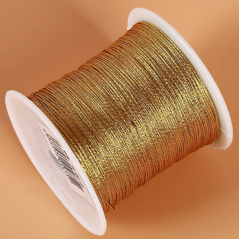 Silver/ Gold Color Chinese Knot Cord String Cord For DIY Handicraft Tool Hand Stitching Thread 2019 New
Silver/ Gold Color Chinese Knot Cord String Cord For DIY Handicraft Tool Hand Stitching Thread 2019 New