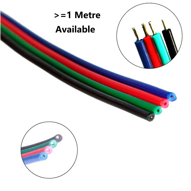 4pin RGB extension cable wire cord for Flexible 5050 3528 LED RGB Strip and RGB modules led accessory joint connection wire
4pin RGB extension cable wire cord for Flexible 5050 3528 LED RGB Strip and RGB modules led accessory joint connection wire