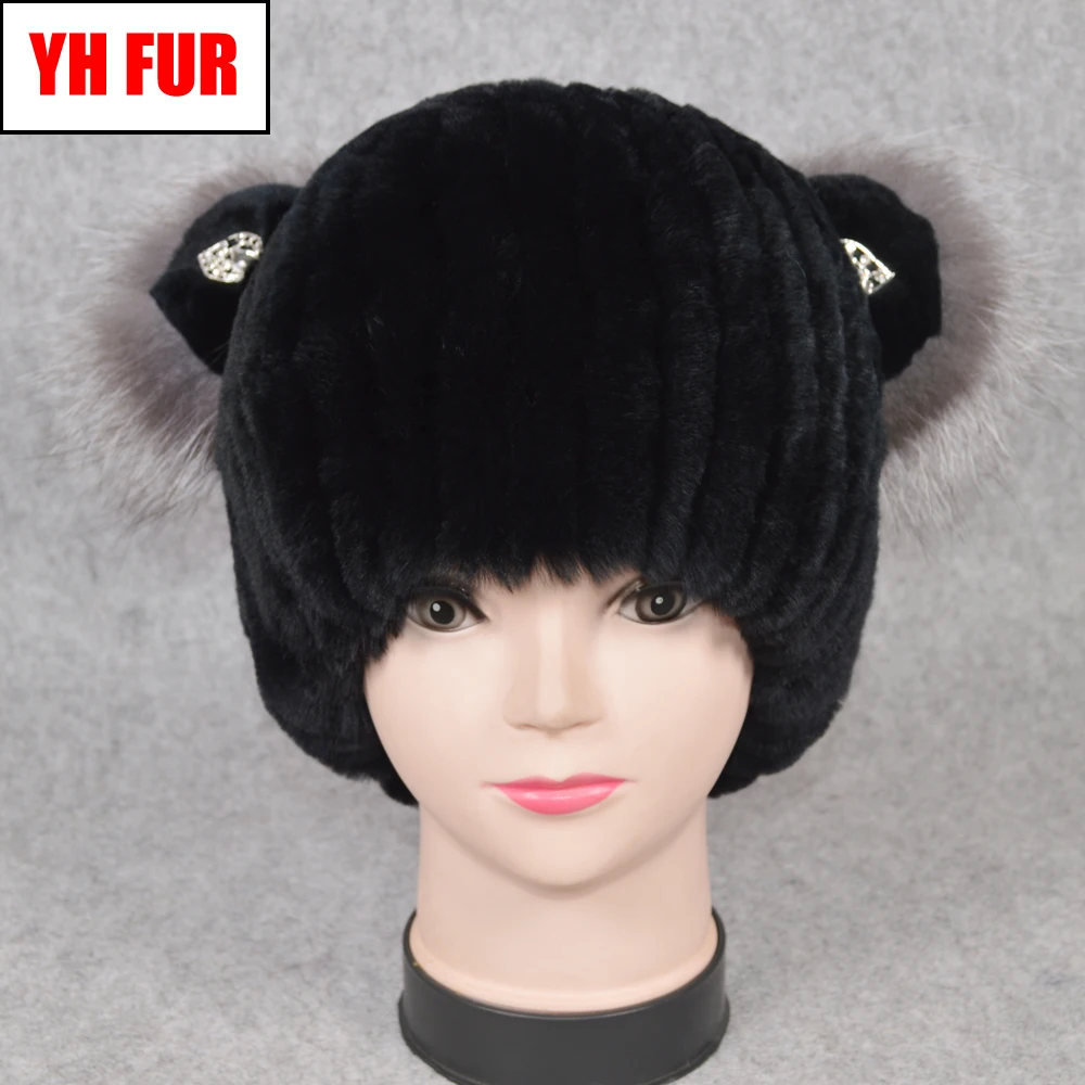 New Women Real Rex Rabbit Fur Beanies Hat Real Sliver Fox Fur Caps Girls Lovely Winter Warm Luxury Genuine Rex Rabbit Fur Hats
New Women Real Rex Rabbit Fur Beanies Hat Real Sliver Fox Fur Caps Girls Lovely Winter Warm Luxury Genuine Rex Rabbit Fur Hats