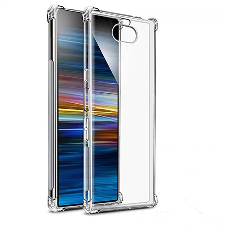 Прозрачный чехол с воздушной подушкой для Sony Xperia 10 Plus Ace XA2 XA1 Ultra L3 L2 L1 силиконовый