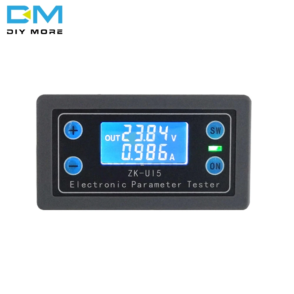 DC 5V-38V Digital LCD Display Voltmeter Ammeter Multi-function Volt Current Voltage Meter Tester Sound Light Alarm Indicator
DC 5V-38V Digital LCD Display Voltmeter Ammeter Multi-function Volt Current Voltage Meter Tester Sound Light Alarm Indicator