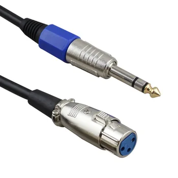 High Quality 1/2/3/5/10m Microphone Wire Cord XLR Female To Jack 6.35/6.5mm Male Plug Audio Lead Microphones Cable
High Quality 1/2/3/5/10m Microphone Wire Cord XLR Female To Jack 6.35/6.5mm Male Plug Audio Lead Microphones Cable