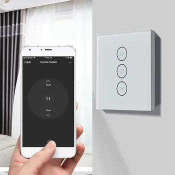EU Touch Curtain Switch Voice Control Controlled By Amazon Alexa/Google Home Mobile Phone For Electric Curtain Motor Smart Home
EU Touch Curtain Switch Voice Control Controlled By Amazon Alexa/Google Home Mobile Phone For Electric Curtain Motor Smart Home