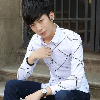 M-4XL free shipping new Korean plus size Men's long sleeve plaid shirts youth business casual workwear shirt CSMSL001
M-4XL free shipping new Korean plus size Men's long sleeve plaid shirts youth business casual workwear shirt CSMSL001