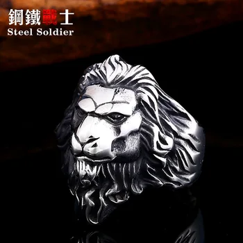 Steel soldier punk biker lion ring silver color stainless steel cool fashion animal jewelry 2019 new
Steel soldier punk biker lion ring silver color stainless steel cool fashion animal jewelry 2019 new