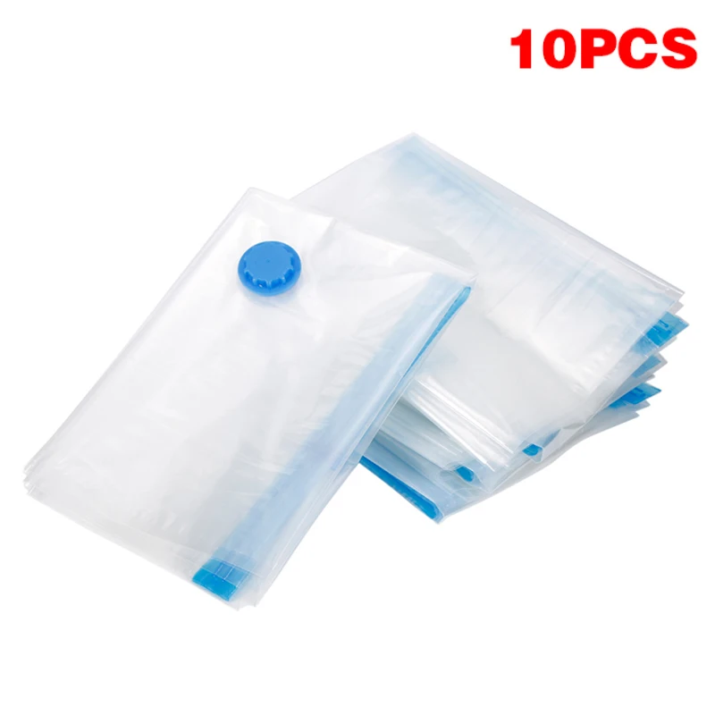 10PCS/Set Vacuum Bag with Valve Transparent Border Foldable Compressed Organizer Space Clothes Storage Bag Saving Seal Packet
10PCS/Set Vacuum Bag with Valve Transparent Border Foldable Compressed Organizer Space Clothes Storage Bag Saving Seal Packet