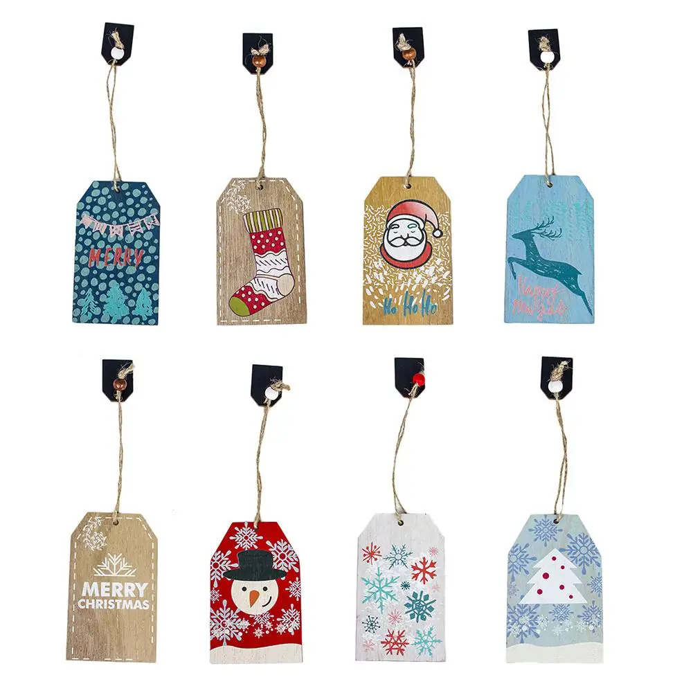 Christmas Decoration Pendants Outside Christmas Tree Ornaments Santa Claus Snowman Deer Wooden Hanging New Year Party Home Decor
Christmas Decoration Pendants Outside Christmas Tree Ornaments Santa Claus Snowman Deer Wooden Hanging New Year Party Home Decor