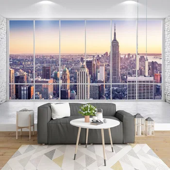 Custom Wall Cloth 3D Stereo Window City Building Landscape Photo Murals Wallpaper Living Room Bedroom Background Wall Paintings
Custom Wall Cloth 3D Stereo Window City Building Landscape Photo Murals Wallpaper Living Room Bedroom Background Wall Paintings