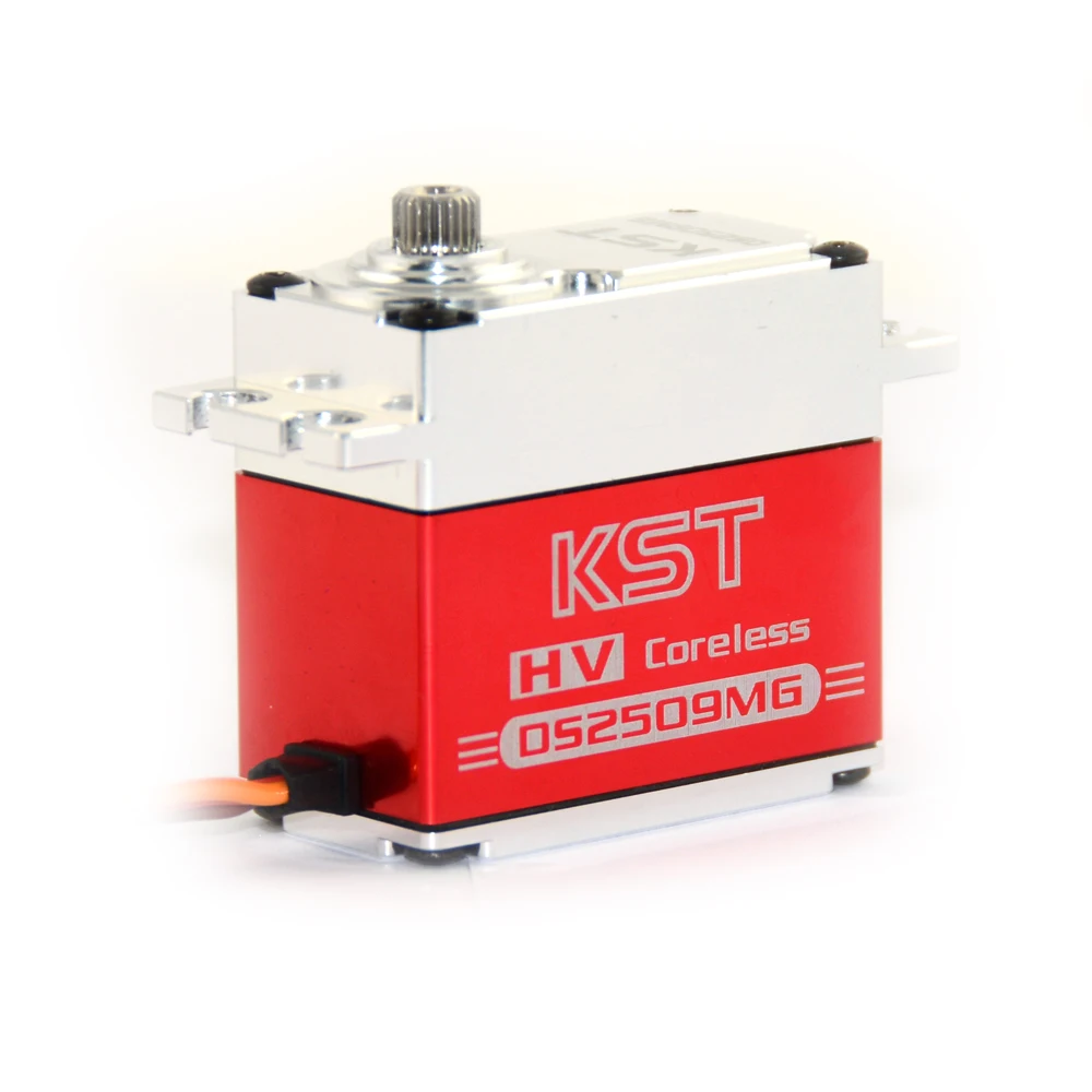 KST DS2509MG 8.4V Torque 28kg 0.1sec Coreless Metal HV Servo Motor for RC Model Robot Arm Car Boat Helicopter Airplane UAV
KST DS2509MG 8.4V Torque 28kg 0.1sec Coreless Metal HV Servo Motor for RC Model Robot Arm Car Boat Helicopter Airplane UAV