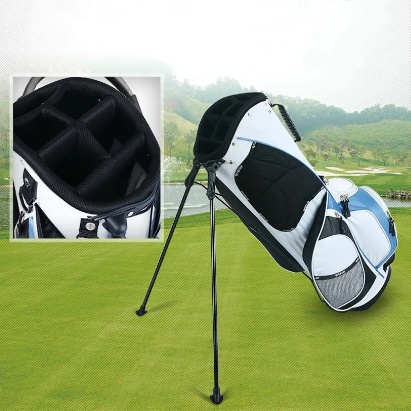 Golf Stand Bag Rack Bag Ultral light design with Shoulder Belt Golf Bag 6 Divisions
Golf Stand Bag Rack Bag Ultral light design with Shoulder Belt Golf Bag 6 Divisions