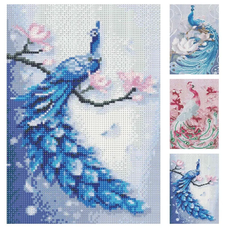 DIY 5D custom diamond painting full diamond square diamond peacock cross stitch set crystal rhinestone craft mirror sticker
DIY 5D custom diamond painting full diamond square diamond peacock cross stitch set crystal rhinestone craft mirror sticker