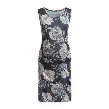 Casual Pregnant Women's O-Neck Sleeveless Dress Summer Maternity Pregnancy Floral Print Dress Robe Grossesse Zwangerschapsjurk
Casual Pregnant Women's O-Neck Sleeveless Dress Summer Maternity Pregnancy Floral Print Dress Robe Grossesse Zwangerschapsjurk