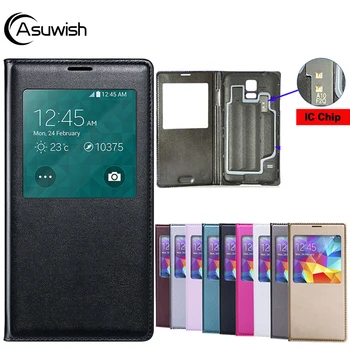 Flip Cover Leather Phone Case Smart View For Samsung Galaxy S5 SV S 5 G900A G900I G900F G900 G900H G900FD SM-G900F SM-G900H Case
Flip Cover Leather Phone Case Smart View For Samsung Galaxy S5 SV S 5 G900A G900I G900F G900 G900H G900FD SM-G900F SM-G900H Case