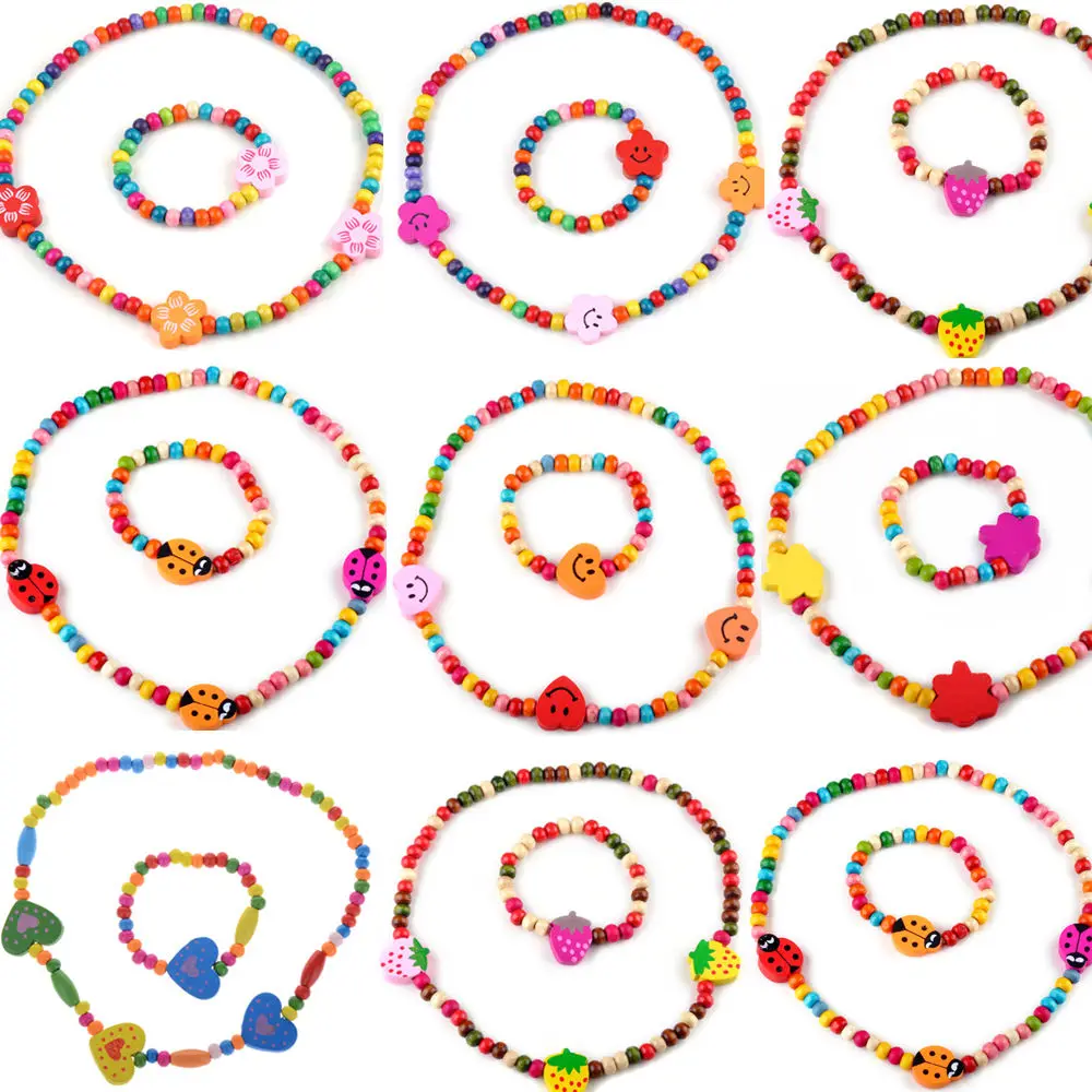 free shipping 2017 new children jewelry sets for girls Wooden Cute love Heart Beads Necklace Bracelet Jewelry Set Baby gift
free shipping 2017 new children jewelry sets for girls Wooden Cute love Heart Beads Necklace Bracelet Jewelry Set Baby gift