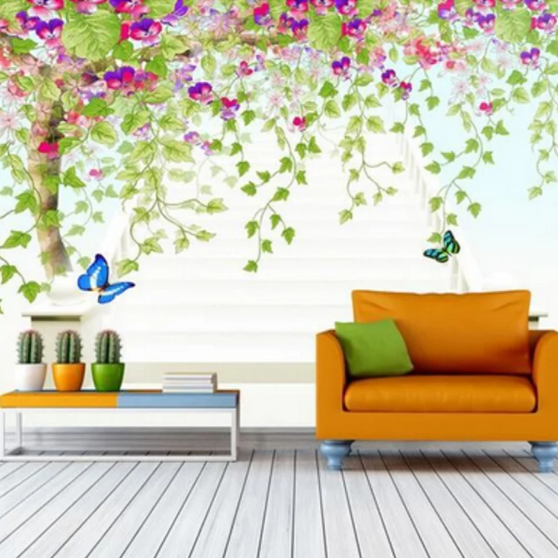 Romantic 3D Trees Natural Scenery Photo Wallpaper for Living Room Background Wall Decor High Quality Non-woven Mural Wallpaper
Romantic 3D Trees Natural Scenery Photo Wallpaper for Living Room Background Wall Decor High Quality Non-woven Mural Wallpaper