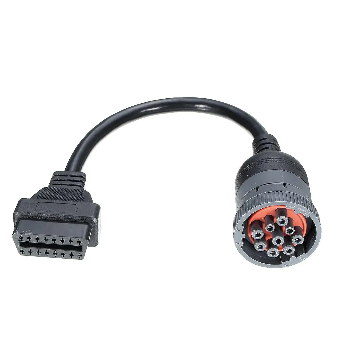 1x Universal For Car Truck 16pin to J1939 9pin Deutsch Heavy Duty Truck Standard OBD2 OBDII Cable Diagnosctic Tool Connector
1x Universal For Car Truck 16pin to J1939 9pin Deutsch Heavy Duty Truck Standard OBD2 OBDII Cable Diagnosctic Tool Connector