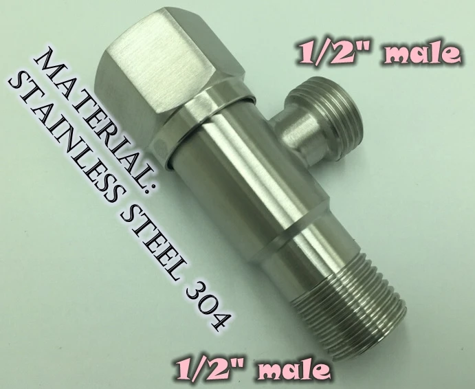 1/2" Bathroom angle valve kupper 4 stainless steel triangle valve 304 angle valve hot and cold thickening explosion-proof
1/2" Bathroom angle valve kupper 4 stainless steel triangle valve 304 angle valve hot and cold thickening explosion-proof