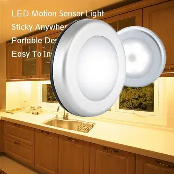 Sensor light 3pcs wireless automatic motion 6 LED round body sensor light cabinet
Sensor light 3pcs wireless automatic motion 6 LED round body sensor light cabinet