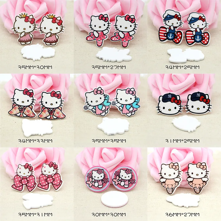Acrylic Cartoon Cat Charms DIY Accessories Slime Charms For Jewelry Making Children Hair Clip 10PCS/LOT
Acrylic Cartoon Cat Charms DIY Accessories Slime Charms For Jewelry Making Children Hair Clip 10PCS/LOT