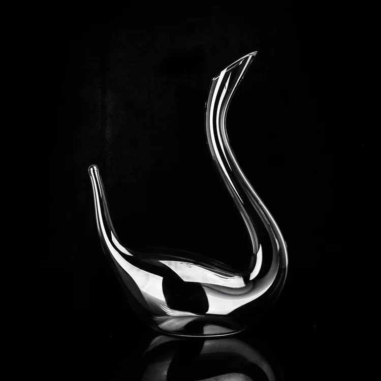 Latest Design! Artificial Blowing Manual Cold Cut Lead-free Crystal Glass Grace Swan Shape Transparent Wine Decanter
Latest Design! Artificial Blowing Manual Cold Cut Lead-free Crystal Glass Grace Swan Shape Transparent Wine Decanter
