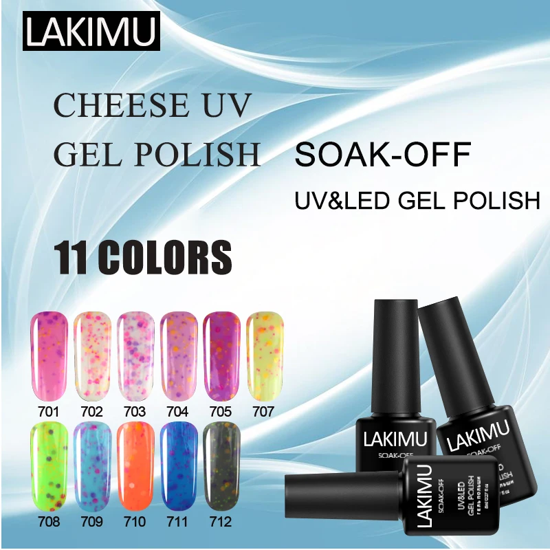 Lakimu Sweet Cheese Nail Gel Polish 11 Beauty Colors Soak Off Hybrid Gel Varnishes UV Long Lasting Nail Gel Nail Art Manicure
Lakimu Sweet Cheese Nail Gel Polish 11 Beauty Colors Soak Off Hybrid Gel Varnishes UV Long Lasting Nail Gel Nail Art Manicure