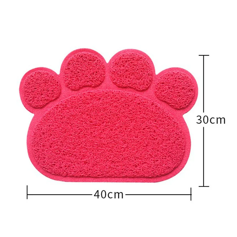 Cat Bowl Mat Dog Pet Water Feeding Food Dish Tray Mat for Cat Litter Box Paw Shape Breathable Pet Cat Litter Mat
Cat Bowl Mat Dog Pet Water Feeding Food Dish Tray Mat for Cat Litter Box Paw Shape Breathable Pet Cat Litter Mat