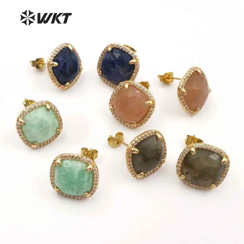 ME053 Multi Faceted Stone In Square Shape Stud Earring With Cubic Zirconia Pave Women Dainty Jewelry For Weddomg Earring
ME053 Multi Faceted Stone In Square Shape Stud Earring With Cubic Zirconia Pave Women Dainty Jewelry For Weddomg Earring