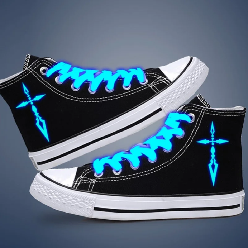 High-Q Unisex Anime Cos Fate Saber NARUTO Sword Art Online FFF Fairy Tail noctilucent Canvas Shoes plimsolls
High-Q Unisex Anime Cos Fate Saber NARUTO Sword Art Online FFF Fairy Tail noctilucent Canvas Shoes plimsolls