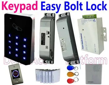 Keypad touch 1,000 RFID Card Pin code+ EM ID card or MF IC Card standalone access control Surface mounted Drop Bolt Lock doors
Keypad touch 1,000 RFID Card Pin code+ EM ID card or MF IC Card standalone access control Surface mounted Drop Bolt Lock doors