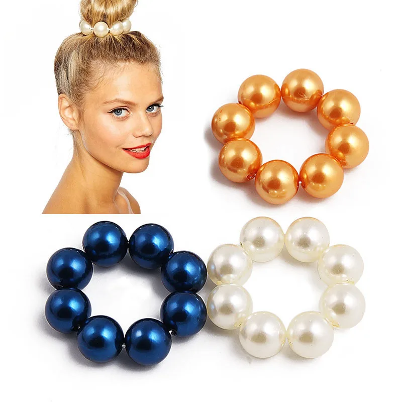 Women Korean Headwear Big Imitation Pearl Hair Rope Holder Hairband Girls Scrunchies Hair Ties Ring Ponytail Hair Accessories
Women Korean Headwear Big Imitation Pearl Hair Rope Holder Hairband Girls Scrunchies Hair Ties Ring Ponytail Hair Accessories