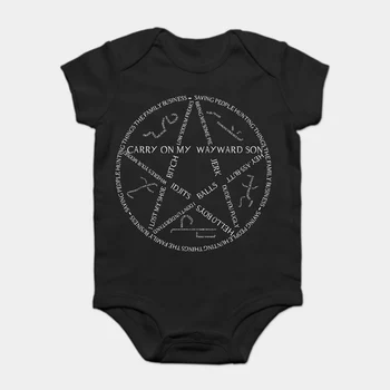 Baby Onesie Baby Bodysuits kid t shirt 100% Cotton Custom Printed Supernatural Devil Trap Typography - Devils Trap
Baby Onesie Baby Bodysuits kid t shirt 100% Cotton Custom Printed Supernatural Devil Trap Typography - Devils Trap