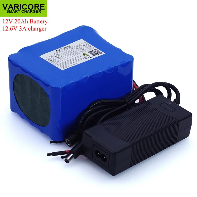 VariCore 12V 20Ah high power 100A discharge battery pack BMS protection 4 line output 500W 800W 18650 battery+ 12.6V 3A Charger
VariCore 12V 20Ah high power 100A discharge battery pack BMS protection 4 line output 500W 800W 18650 battery+ 12.6V 3A Charger