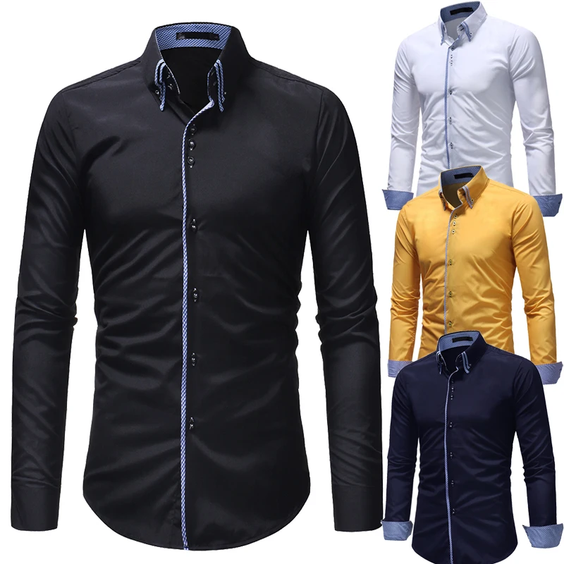 men's casual shirt slim fit men's casual long shirt men's clothing high quality men's shirt classic double collar access edge
men's casual shirt slim fit men's casual long shirt men's clothing high quality men's shirt classic double collar access edge