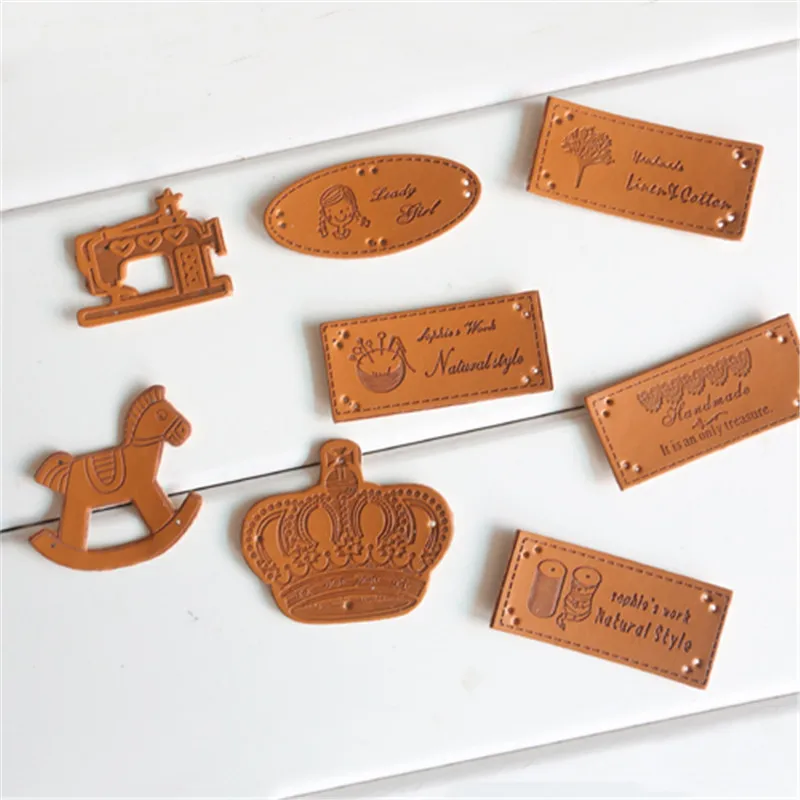 2017 New 8 Styles Leather Label 100pcs/set Handmade Patchwork DIY Sewing Label cloth Garment Label Free Shipping
2017 New 8 Styles Leather Label 100pcs/set Handmade Patchwork DIY Sewing Label cloth Garment Label Free Shipping