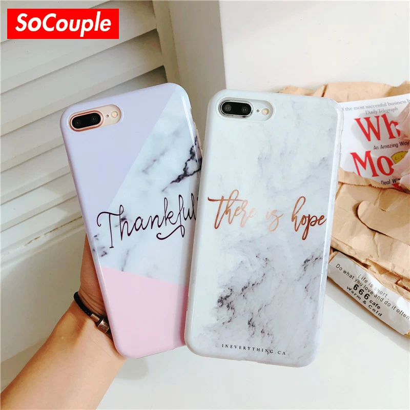 SoCouple Marble Phone Case For iphone 7 7plus Scrub Stone Pattern Soft Silicone Case Cover For iphone 6 6s 6plus 8 8plus X
SoCouple Marble Phone Case For iphone 7 7plus Scrub Stone Pattern Soft Silicone Case Cover For iphone 6 6s 6plus 8 8plus X