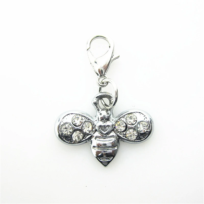 20pcs/lot Rhinestone crystal Queen bee dangle charms lobster clasp Hanging Charm DIY Jewelry Accessories Charms
20pcs/lot Rhinestone crystal Queen bee dangle charms lobster clasp Hanging Charm DIY Jewelry Accessories Charms