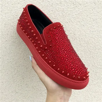 Men Casual Flats Shoes Fashion Round Toe Slip On Rivet Stud Men Shoes Casual Footwear Designer Sneakers For Men
Men Casual Flats Shoes Fashion Round Toe Slip On Rivet Stud Men Shoes Casual Footwear Designer Sneakers For Men