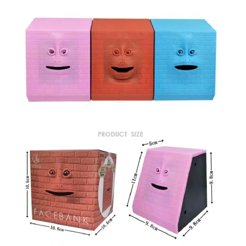 Face Money Eating Box Automatic Saving Bank Chewing Piggy Bank Cat Safe Box Savings Money for Children Candy Machine
Face Money Eating Box Automatic Saving Bank Chewing Piggy Bank Cat Safe Box Savings Money for Children Candy Machine