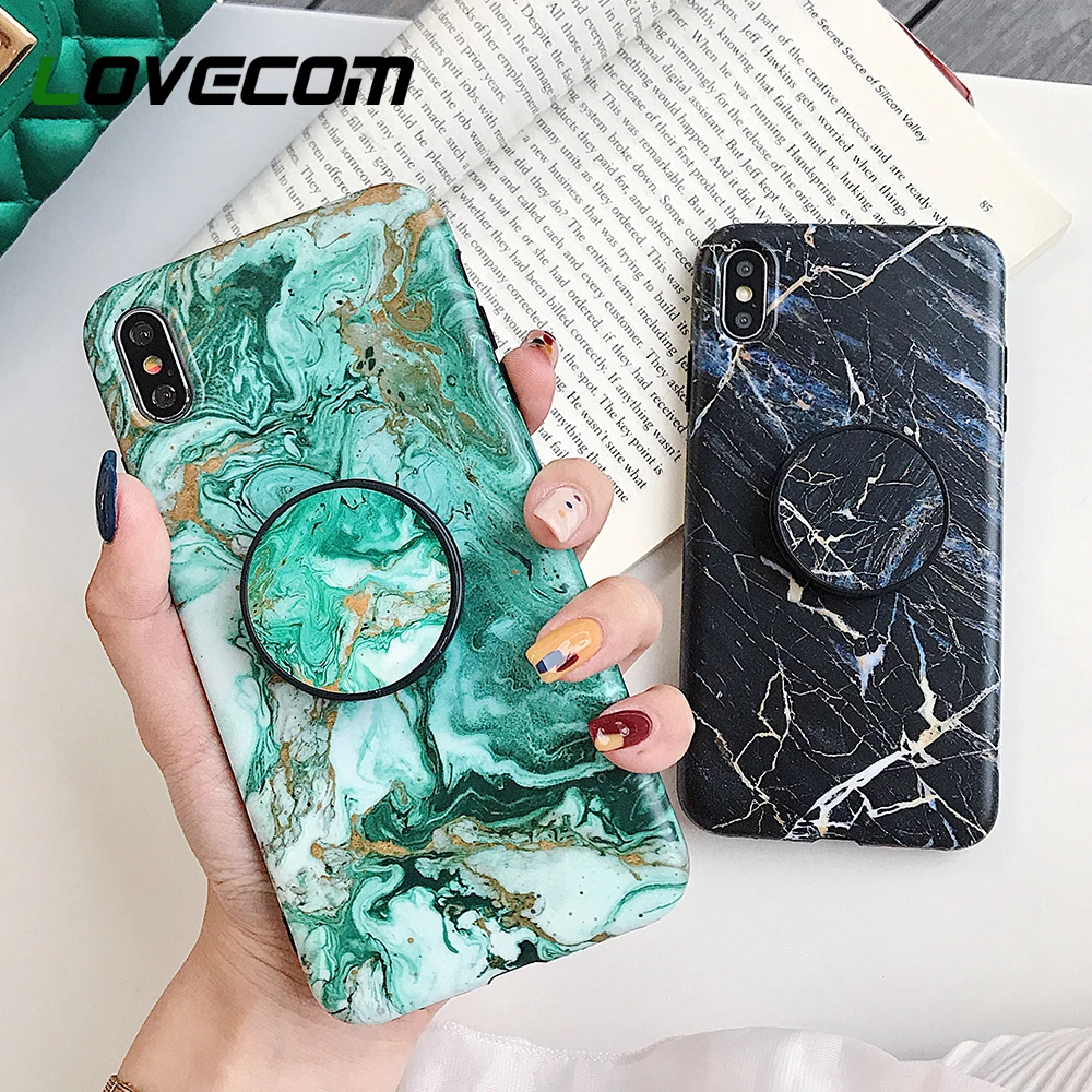 LOVECOM Marble Phone Case For iPhone XR XS Max iPhone 7 Foldable Holder Cover For iPhone 6 7 8 Soft Fitted Matte Protector Shell
LOVECOM Marble Phone Case For iPhone XR XS Max iPhone 7 Foldable Holder Cover For iPhone 6 7 8 Soft Fitted Matte Protector Shell