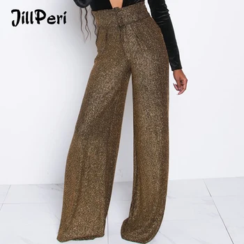 JillPeri Women Shinny Wide Leg Pants High Waist Stretch Daily Outfit Long Leggings Bling Flare Trousers Street Wear Sparkle Pant
JillPeri Women Shinny Wide Leg Pants High Waist Stretch Daily Outfit Long Leggings Bling Flare Trousers Street Wear Sparkle Pant