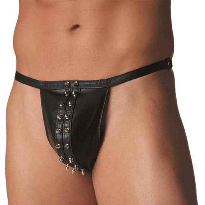2016 Fashion Sexy Men jockstrap Imitation Leather bikini G-string Underwear Black Thongs
2016 Fashion Sexy Men jockstrap Imitation Leather bikini G-string Underwear Black Thongs