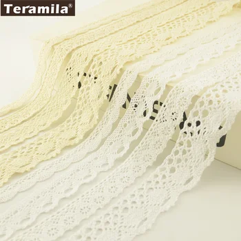 Teramila Cotton Lace Fabric White and Beige Color DIY Accessories Package Decoration Crafts Baby Clothing 2cm/2.5cm/3cm/4cm
Teramila Cotton Lace Fabric White and Beige Color DIY Accessories Package Decoration Crafts Baby Clothing 2cm/2.5cm/3cm/4cm