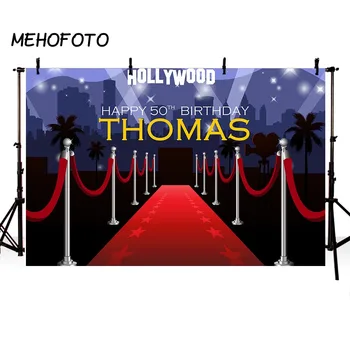 Hollywood Red Carpet Party Photography Backdrops Adult Happy 50th Birthday Decoration Photographic Studio Background Custom
Hollywood Red Carpet Party Photography Backdrops Adult Happy 50th Birthday Decoration Photographic Studio Background Custom