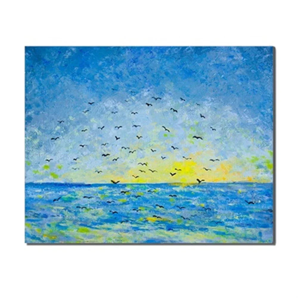 Blue Sea Ocean Seagull Sunset Frameless Creative Artworks Scene Canvas Print Oil Painting Poster Living Room Unique Gift On Wall
Blue Sea Ocean Seagull Sunset Frameless Creative Artworks Scene Canvas Print Oil Painting Poster Living Room Unique Gift On Wall