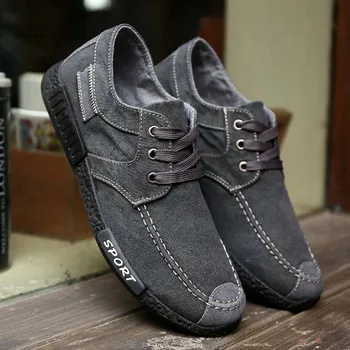 New Summer Men'S Shoes Trend Men'S Versatile Casual Concise Shoes Washed Denim Hard-Wearing And Anti-skid Shoes Male
New Summer Men'S Shoes Trend Men'S Versatile Casual Concise Shoes Washed Denim Hard-Wearing And Anti-skid Shoes Male