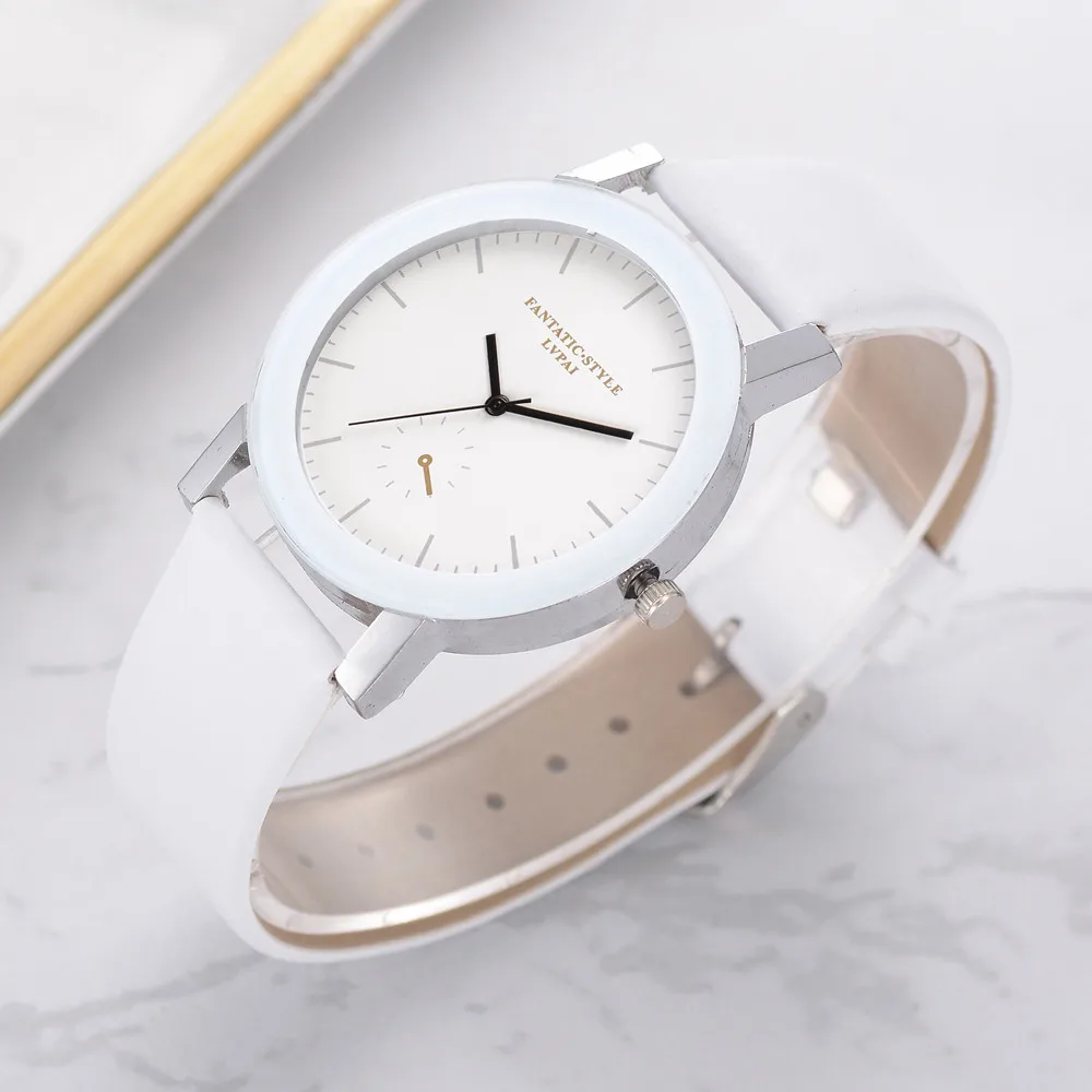 Lvpai White women watch 2019 Quartz Leather Band Wrist Watch Relogio Feminino Montre Femme Horloge Zegarek Damski Dropship
Lvpai White women watch 2019 Quartz Leather Band Wrist Watch Relogio Feminino Montre Femme Horloge Zegarek Damski Dropship