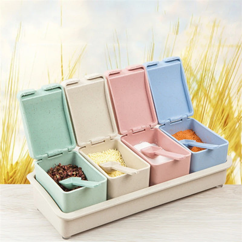 1set Fashion Wheat Straw Seasoning Jar Cruet Set Kitchen Seasoning Salt Shaker Seasoning Box Storage Bottles Gifts Set New
1set Fashion Wheat Straw Seasoning Jar Cruet Set Kitchen Seasoning Salt Shaker Seasoning Box Storage Bottles Gifts Set New